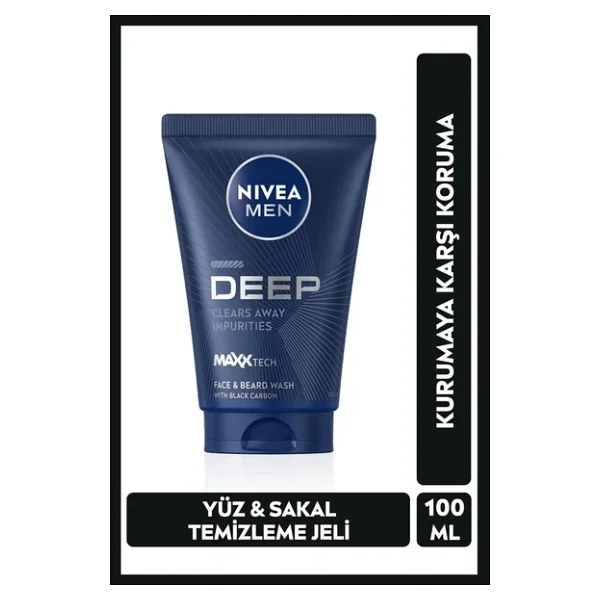 Nivea Men Deep 100 Ml Sakal Ve Yüz Yıkama Jeli - Görsel 4