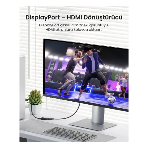 Ugreen 40363 Displayport To Hdmı Dönüştürücü - Görsel 3