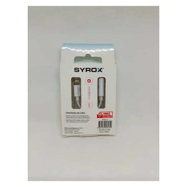 Syrox iPhone 7/8/Se 3.5mm Uyumlu Audio Dönüştürücü - Görsel 5