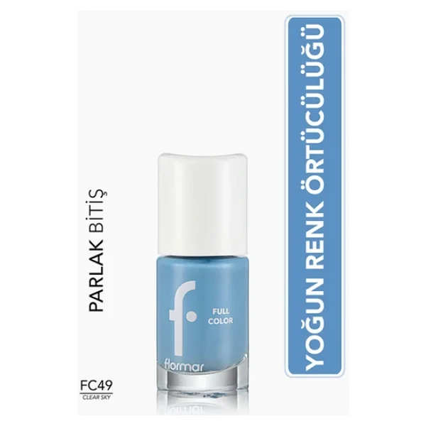 Flormar Full Color Fc49 Clear Sky Oje - Görsel 6