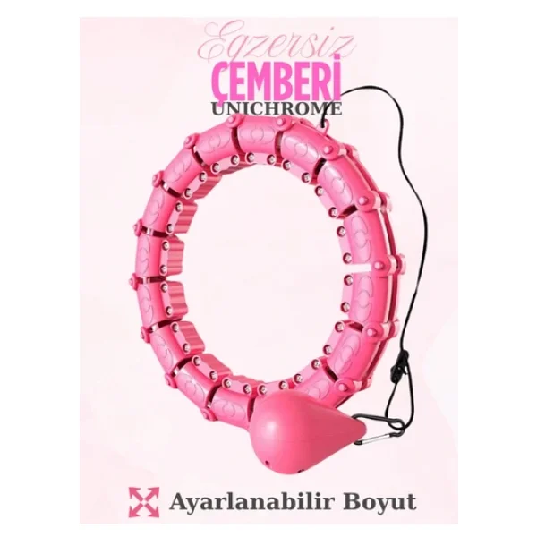 Hulahop Egzersiz Çemberi - Egzersiz Halkası - Ağırlıklı - Bel Bölgesi Ayarlanabilir - Hulahop - Görsel 3