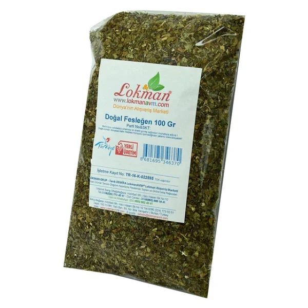 Lokmanavm Fesleğen Elenmiş Tozu Alınmış Doğal 100 Gr Paket - Görsel 4