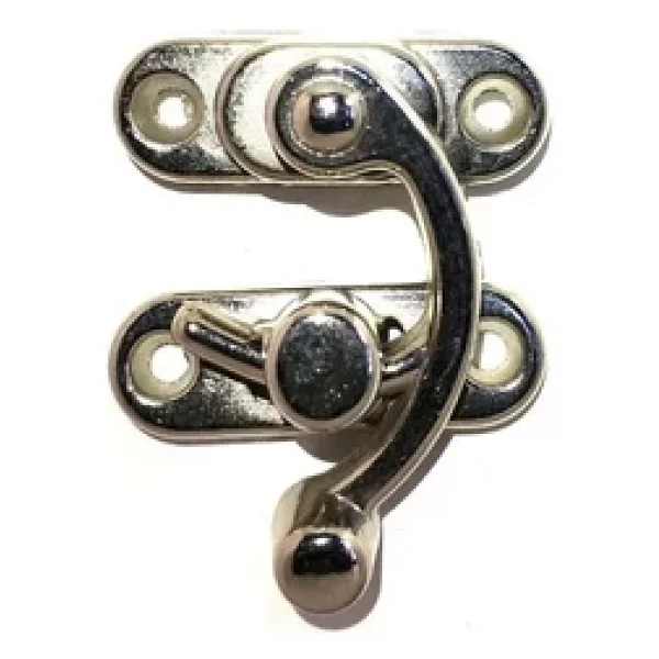 Yay Gözü, Ahşap Kutu Klipsi - Küçük 28x33 Mm, Nikel 1 Adet - Görsel 5