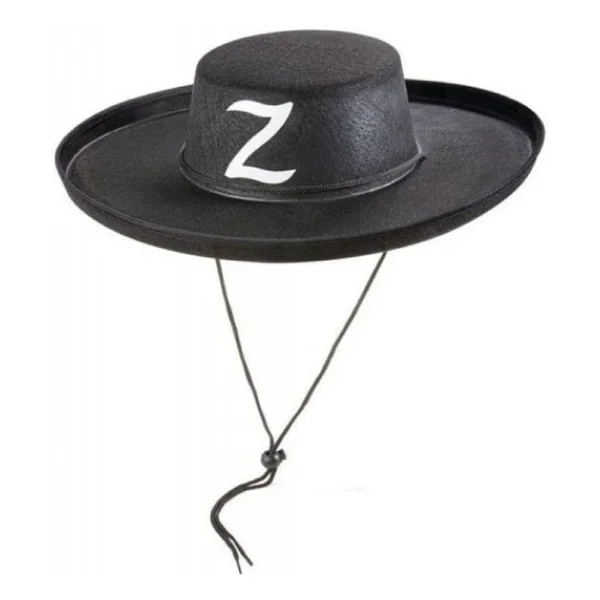 Z Logolu Çocuk Boy Bağcıklı Zorro Şapkası - Görsel 2