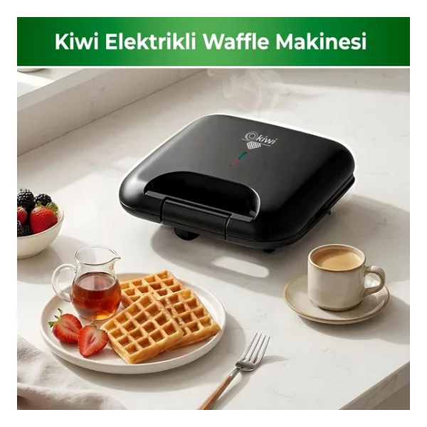 Kiwi Ksm-2405k Siyah Çocuk Waffle Makinesi - Görsel 10