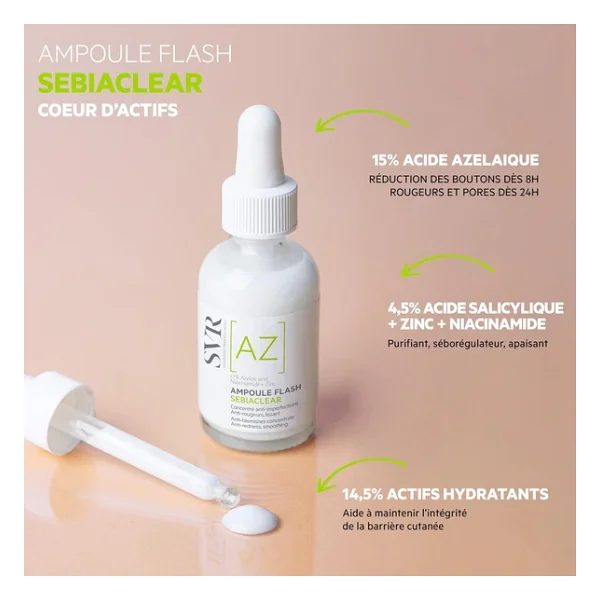 Svr Sebiaclear Az Ampoule Flash 30 Ml - Görsel 5