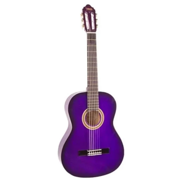 Valencia Vc104pps Mor Sunburst Klasik Gitar - Görsel 3