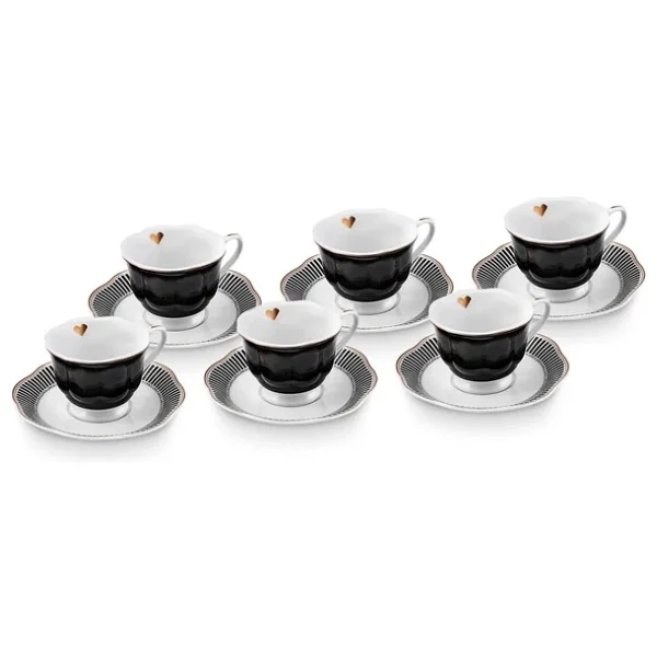 Karaca Piraye 80 Ml 6 Kişilik Fincan Takımı - Görsel 6