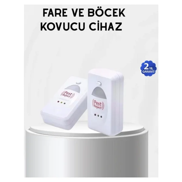 Fare, Sivrisinek Ve Böcek Kovucu Ultrasonik Cihaz - Güvenli Ve Kimyasalsız Çözüm - Görsel 3