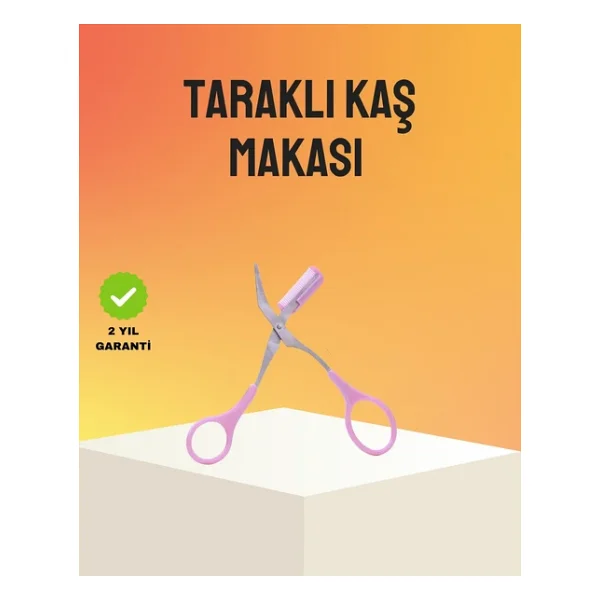 Kaş Düzeltme Makası Taraklı - Profesyonel Ve Pratik Kaş Bakımı - Görsel 8
