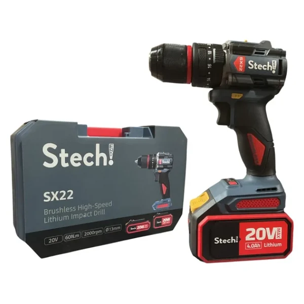 Stech-End Akülü Darbeli Vidalama 4.0 Ah 20v Sx22 - Görsel 6