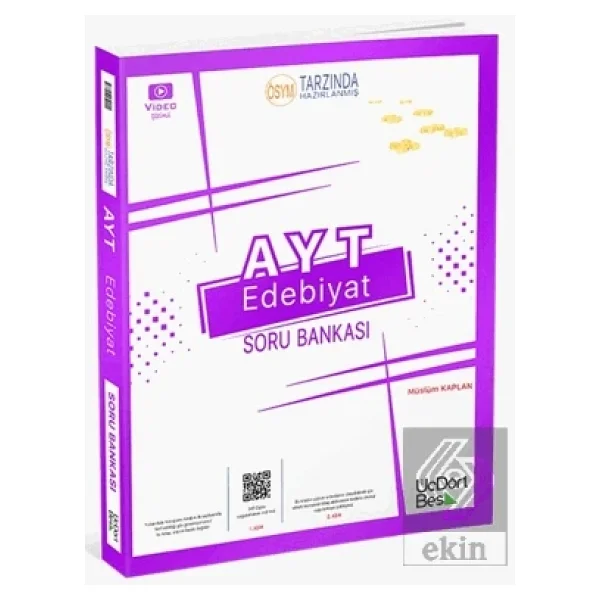 Üçdörtbeş Yayınları Ayt Edebiyat Soru Bankası - Görsel 4