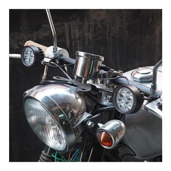 Knmaster Badger 12w Ayna Bağlantılı Motosiklet Sis Farı - Görsel 2