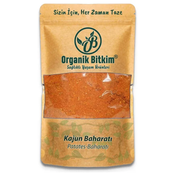 Organik Bitkim 1000 Gr Kajun - Patates Baharatı - Görsel 2