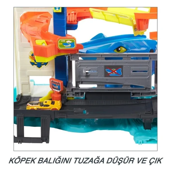 Hot Wheels Köpek Balığından Kaçış Oyun Seti Hdp06 - Görsel 6