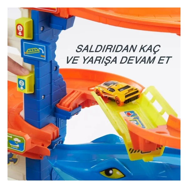 Hot Wheels Köpek Balığından Kaçış Oyun Seti Hdp06 - Görsel 5