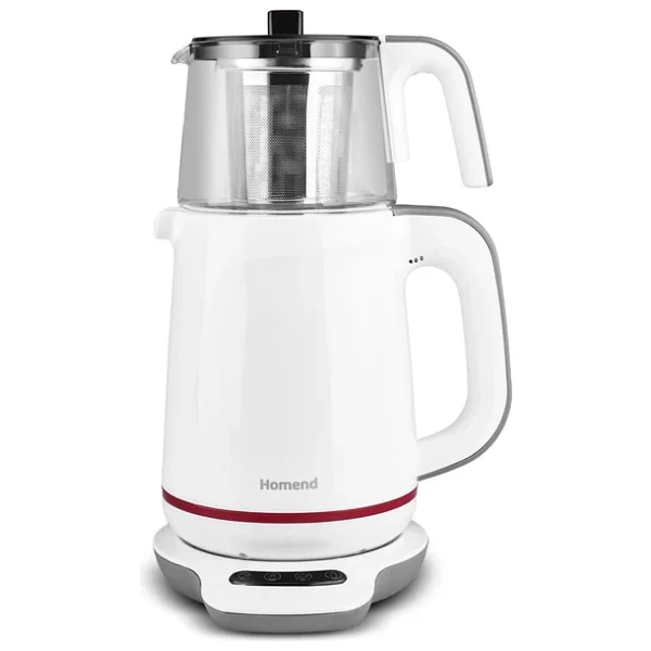 Homend Royaltea 1721h 1800 W Konuşan Çay Makinesi Krem - Görsel 3
