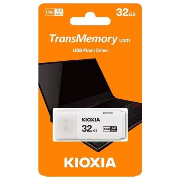 Kioxia 32gb U301w USB 3.2 Gen 1 Flash Bellek Beyaz - Görsel 4