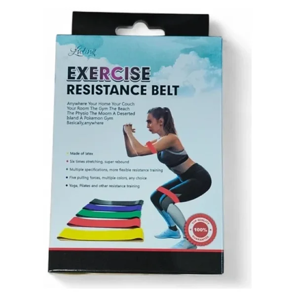 Aerobik Bant 5 Li Pilates Yoga Bandı Xxx - Görsel 4