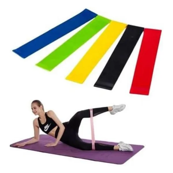 Aerobik Bant 5 Li Pilates Yoga Bandı Xxx - Görsel 3