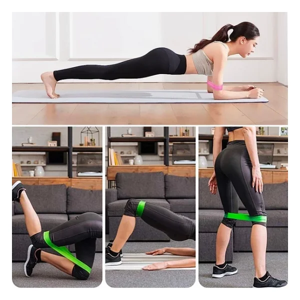 Buffer 5li Egzersiz Direnç Bant Seti Pilates Crossfit Ekipmanları - Görsel 3
