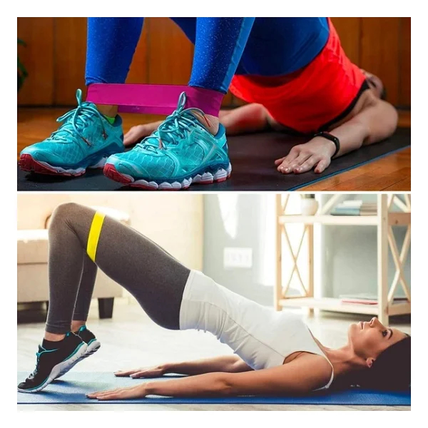 Buffer 5li Egzersiz Direnç Bant Seti Pilates Crossfit Ekipmanları - Görsel 4