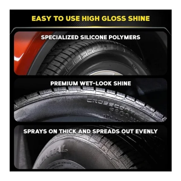 Meguiars Hot Shine Lastik Parlatıcı 710 Ml - Görsel 7