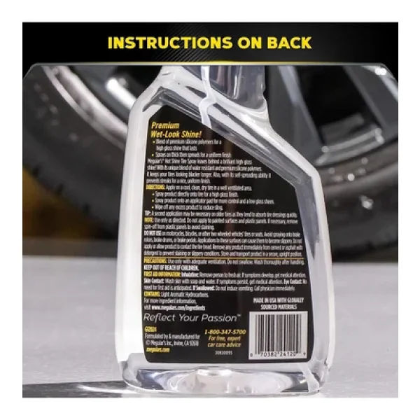Meguiars Hot Shine Lastik Parlatıcı 710 Ml - Görsel 4
