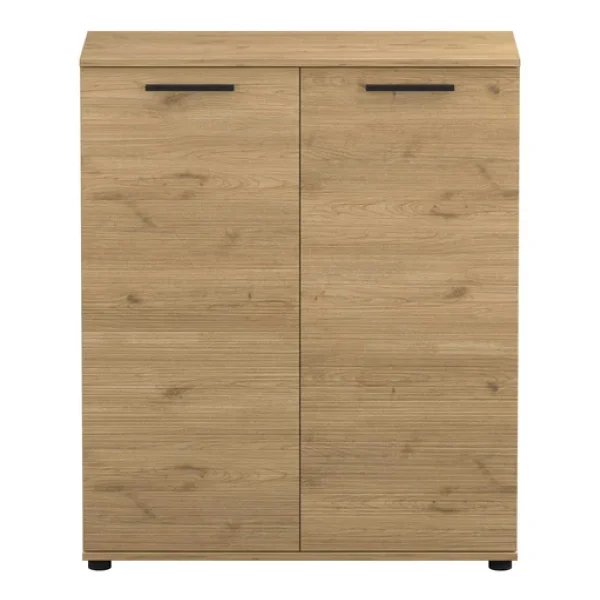 Adore Mobilya Trendline Çok Amaçlı Iki Kapaklı 5 Raflı Dolap Florida Meşe 91x108x35 Cm - Görsel 7