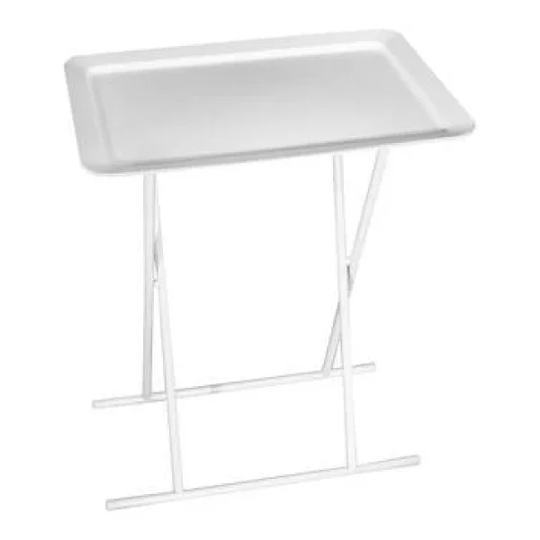 Adore Handy Mate Tepsili Katlanabilir Sehpa - Beyaz 52x66x32,5 Cm (Gxyxd) - Görsel 3
