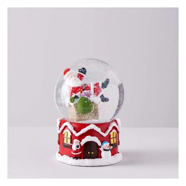 Linens Snowman 8x8x11cm Kar Küresi - Görsel 2