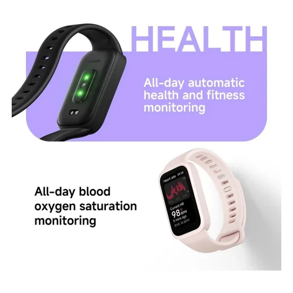 Xiaomi Smart Band 9 Active Pembe Akıllı Bileklik - Görsel 5