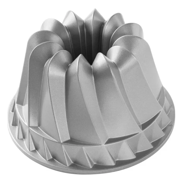 Nordicware Kek Kalıbı Yuvarlak Pasta, Alüminyum Döküm, Gümüş, 22,9 X 22,9 X 13,5 Cm - Görsel 5