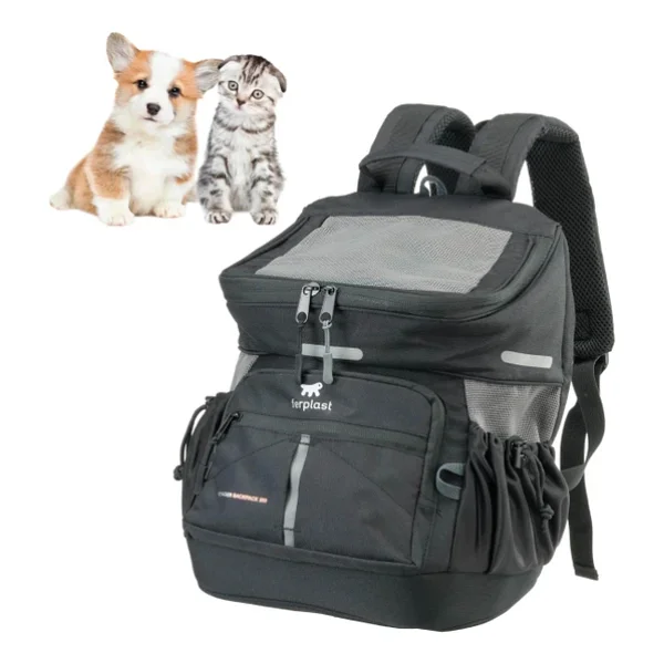 Ferplast Voyager 350 Evcil Hayvan Taşıma Çantası Siyah 29x21x36cm - Görsel 2