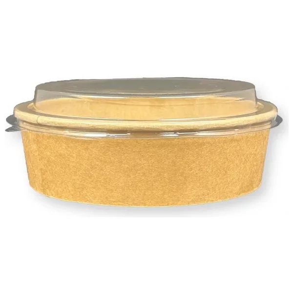 Kraft Karton Salata Kasesi Kapaklı 1100cc 50 Adet - Görsel 7