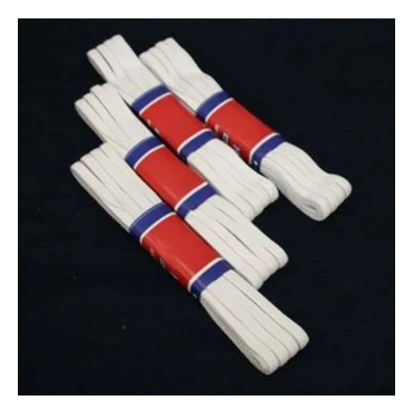 4 Adet 0.80 Cm Beyaz Bel Paça Don Lastiği Geniş Yassı Lastik 40 Metre - Görsel 2