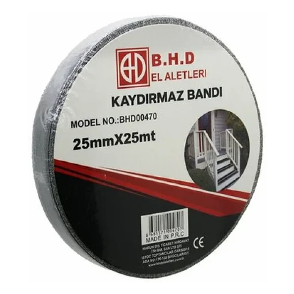 Kaydırmaz Siyah Bant 25 Mm X 25 Mt - Görsel 5