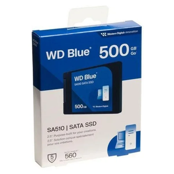 Western Digital Blue Wds500g5b0a Sata 3.0 2.5" 500 GB SSD - Görsel 7