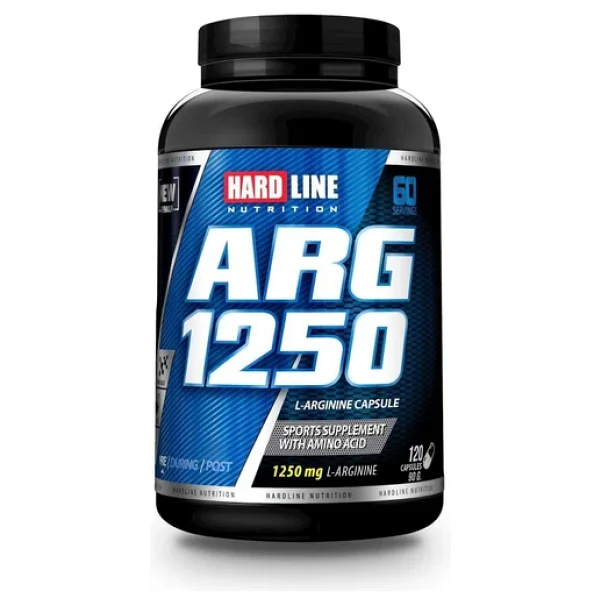 Hardline Nutrition Arg 1250 Arginine 120 Kapsül - Görsel 5