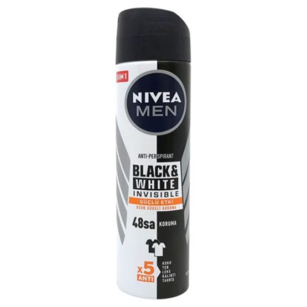 Nivea Men Invisible Black & White Güçlü Etki 150 Ml Erkek Deodorant - Görsel 3
