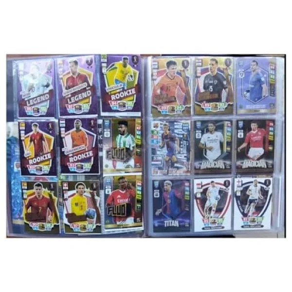 Panini Futbolcu Kartları Koleksiyon Oyun Kartı Albümü, 540 Kartlık Kapasite - Görsel 2