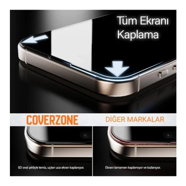 iPhone 17 İle Uyumlu 5d Kırılmaz Ekran Koruma Hızlı Kolay Uygulama Aparatlı Kıt Box 9h Glass Full Cover Magic Ekran Koruyucu iPhone 17 İçin 5d Kırılmaz Ekran Koruma - Görsel 4
