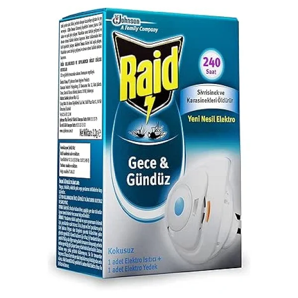 Raid Gece & Gündüz Elektro Cihaz + Yedek 240 Saat - Görsel 5