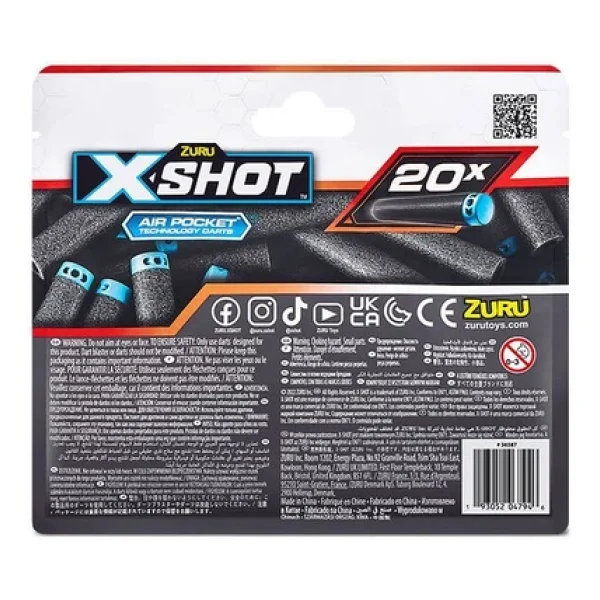 X-Shot Silah 20'li Yedek Paket 36587 - Görsel 6