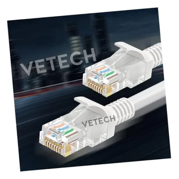 Vetech Cat6 20 Metre Ethernet Kablosu Fabrikasyon Internet Kablo Network Ağ Kablosu - Görsel 2