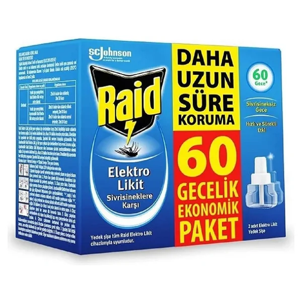 Raid Elektro Likit 2 Yedek 60 Gece - Görsel 3