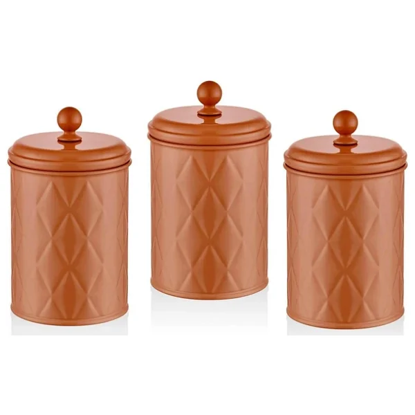 The Mia Prizma Terracota 1 Lt 3'lü Kavanoz - Görsel 6