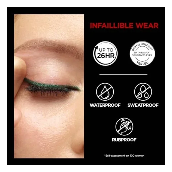 L'oreal Paris Infaillible Automatic Kahverengi Jel Göz Kalemi - Görsel 4
