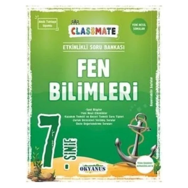 Okyanus Yayıncılık 7. Sınıf Classmate Fen Bilimleri Soru Bankası - Görsel 5