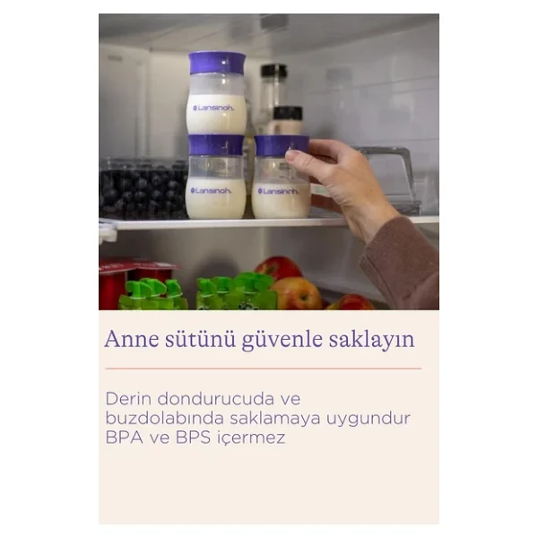 Lansinoh Anne Sütü Saklama Şişeleri Orjinal - Görsel 6